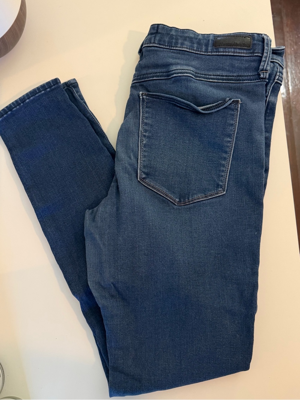 Abercrombie and fitch dark Blue Women's Jeans - ultra skinny high rise sateen